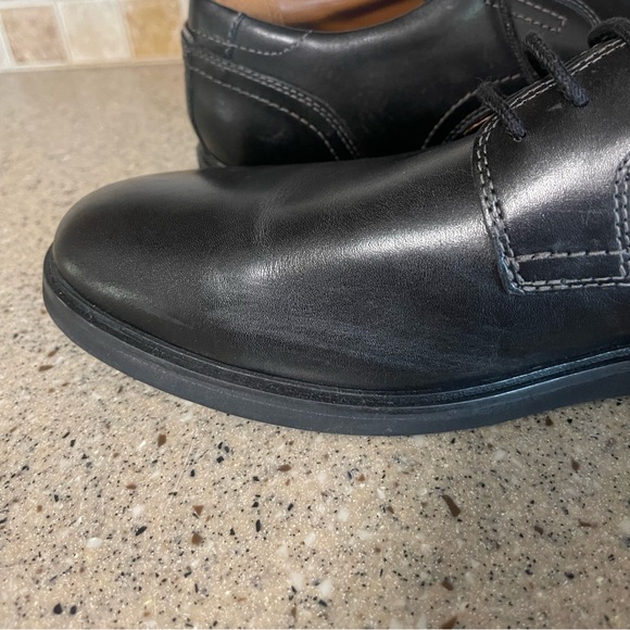 Clark’s Malwood Men’s Leather Lace Up Shoes in Black Size 12 M - Picture 11 of 12